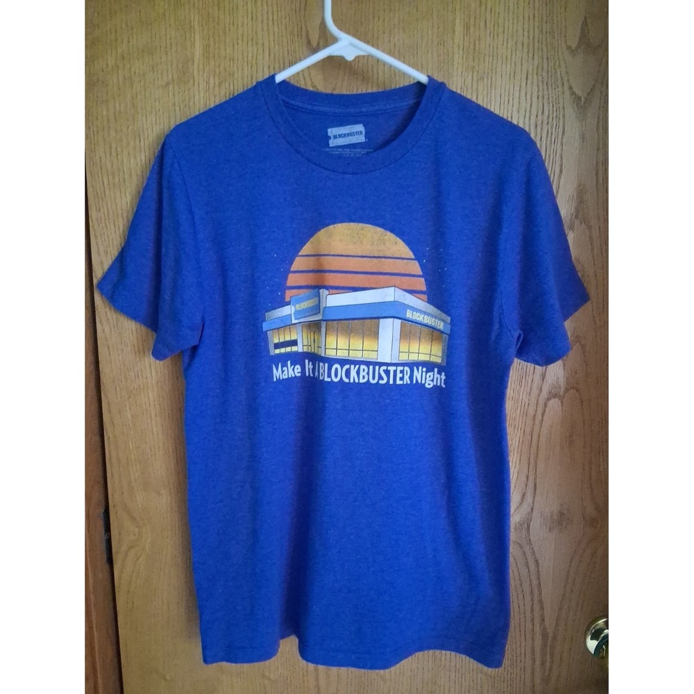 Make It a Blockbuster Night Graphic Medium Short Sleeve T-Shirt Unisex 90s Retro